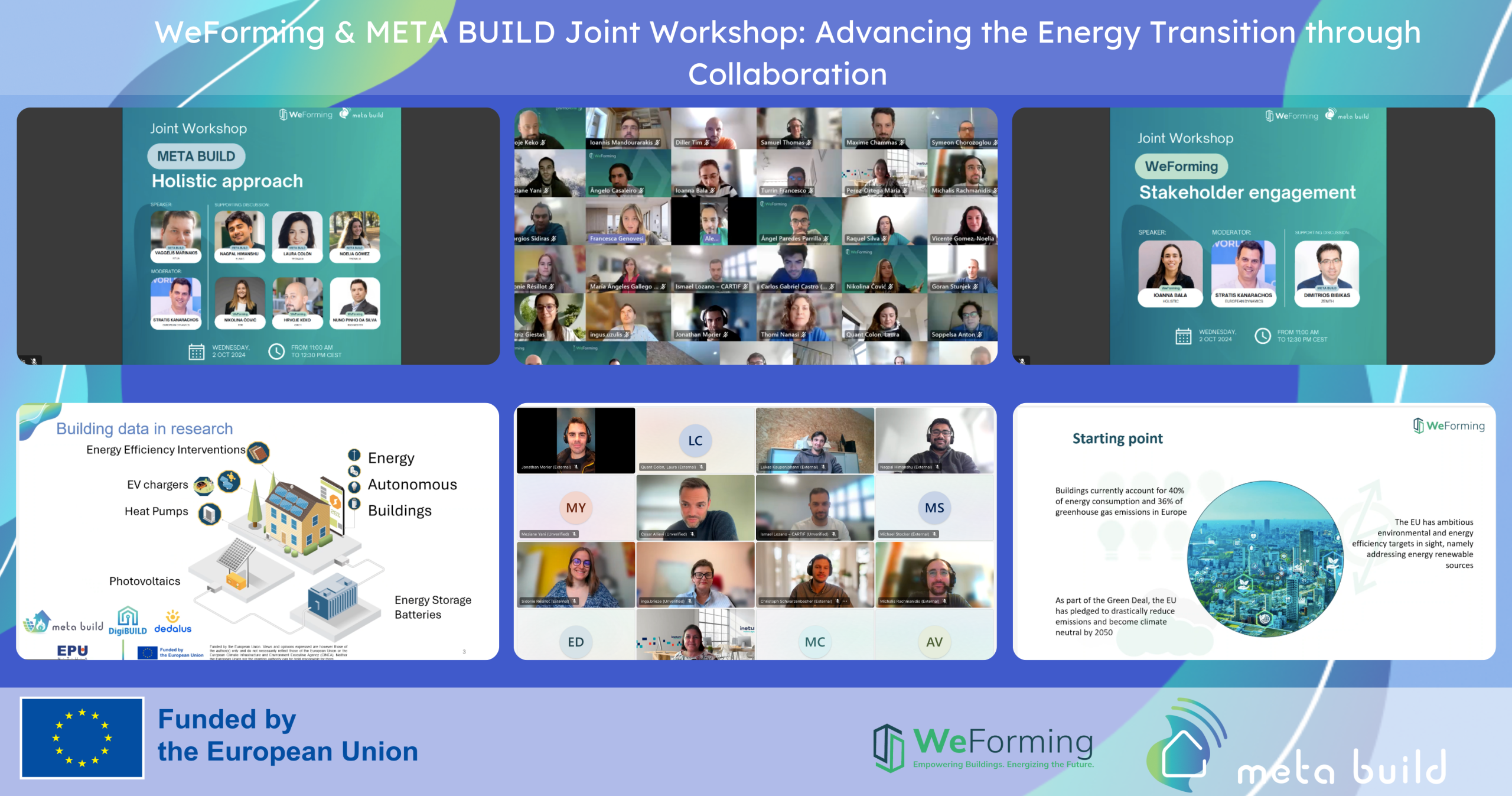 Meta-Build & WeForming joint webinar: advancing the energy transition through collaboration